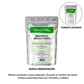 BENTONITA BLANCA ARCILLA VERDE