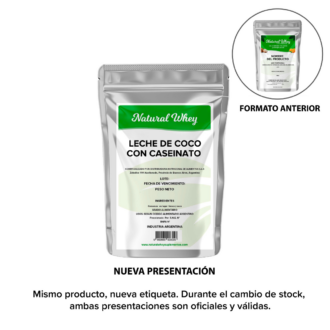 LECHE DE COCO CON CASEINATO Y MALTODEXTRINA